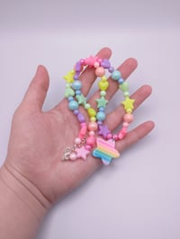 Image 6 of Pastel Rainbow Fairy Kei Necklace