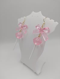 Image 2 of Pink Lollipop Decora Earrings