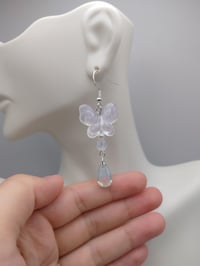 Image 3 of Dreamy Fairy Butterfly Teardrop Earrings