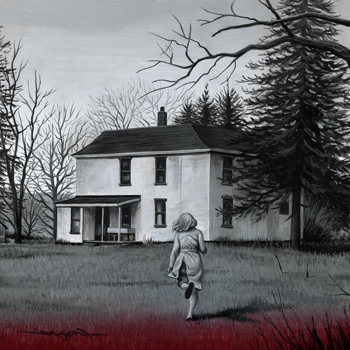 "Survivors Farmhouse" - 5" x 5" gicleé