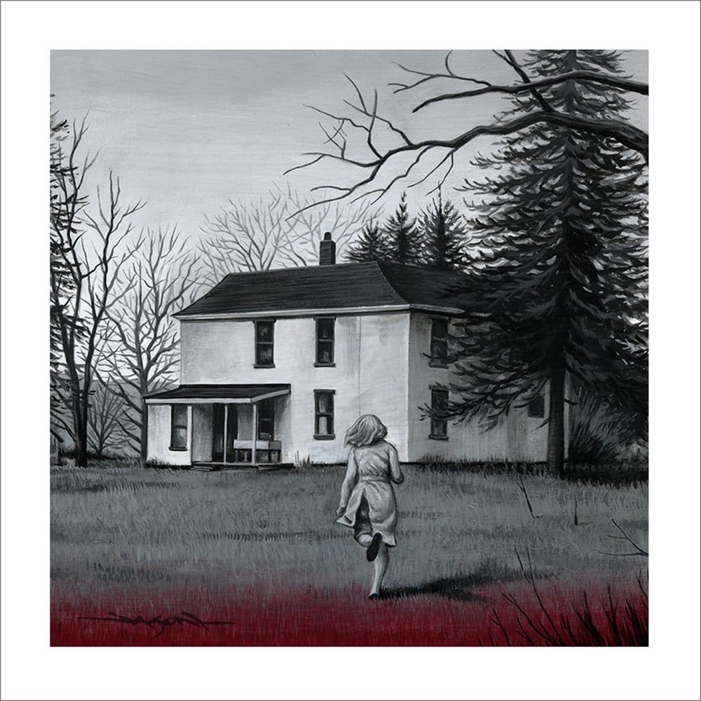 "Survivors Farmhouse" - 5" x 5" gicleé