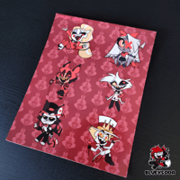 Image 3 of Hazbin Hotel Sticker Sheet