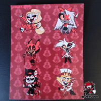 Image 1 of Hazbin Hotel Sticker Sheet