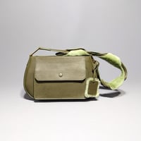 Image 1 of MOLLY MINI CARGO - BRONZE W/ SHEARLING STRAP WRAP