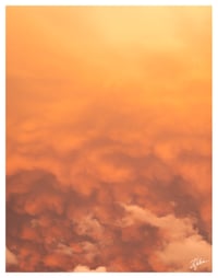 PRINT: ORANGE SKY