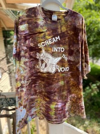 Image 1 of 3XL Scream Into The Void Tie Dye Shirt M13