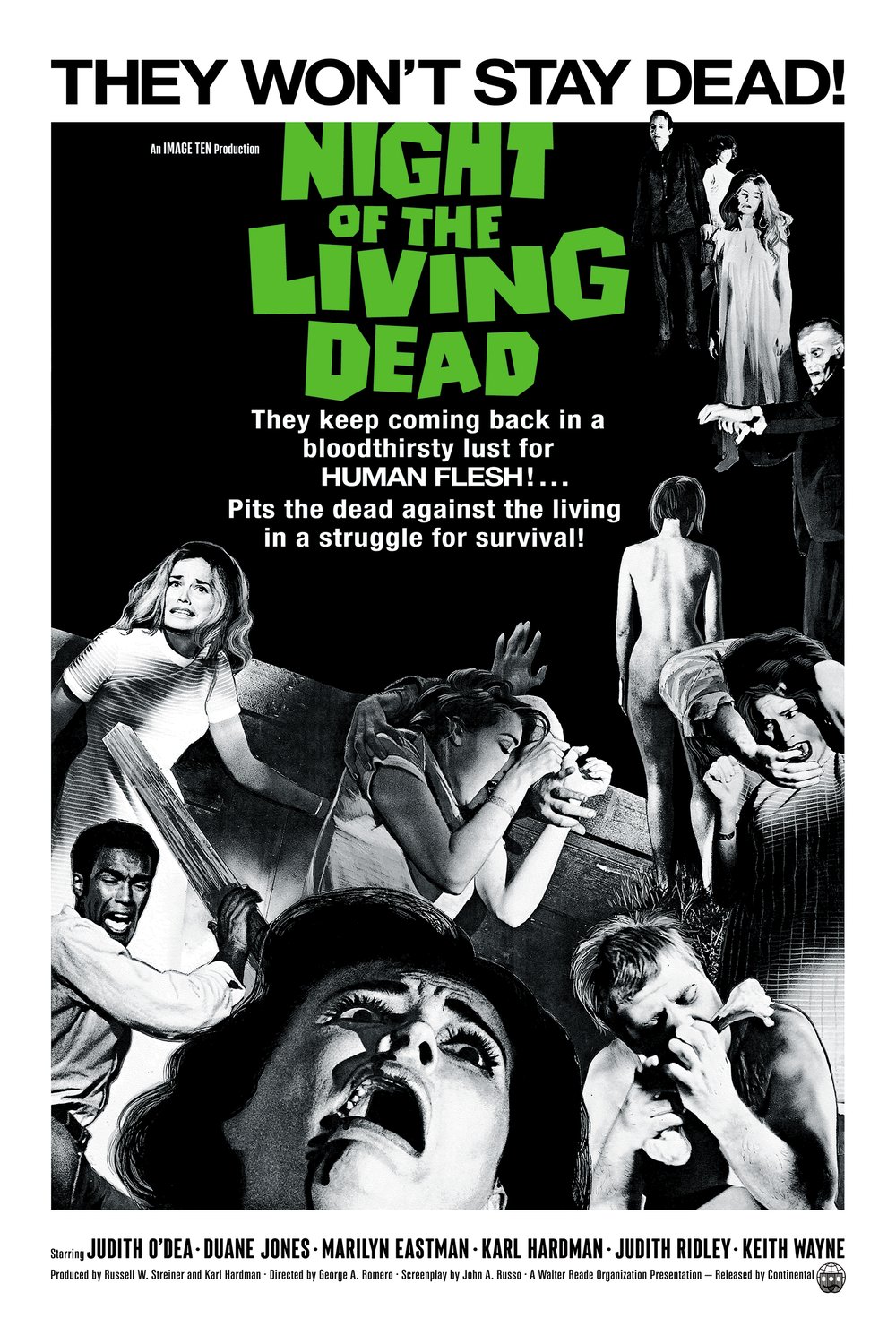 "Night of the Living Dead" (Regular) 24" x 36" limited AP edition screen print