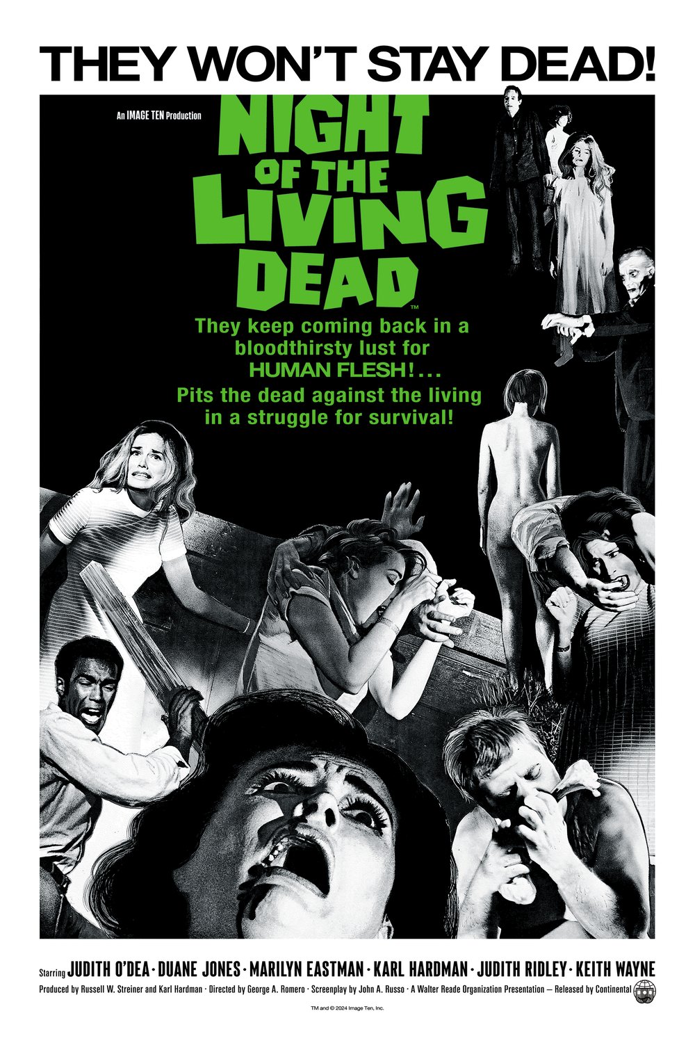"Night of the Living Dead" (GID Variant) 24" x 36" limited AP edition screen print