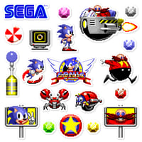 Sonic the Hedgehog Sticker/Magnet Sets