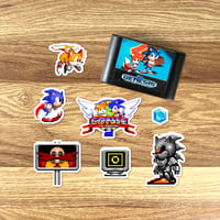 Image 2 of Sonic the Hedgehog 2 Sticker/Magnet Sets