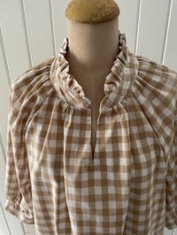 The Bea Top - Beige Check