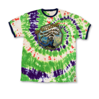 Image 1 of "Dr. Gizzgorge" KGLW Fan Art Tie Dye Shirt