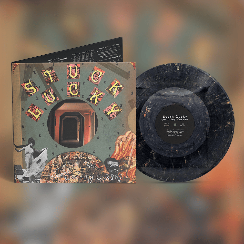 Stuck Lucky - Counting Curses (12" Vinyl + Shirt + Zine bundle)