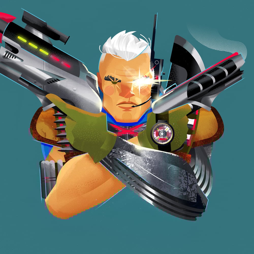 Portrait of Magneto - Prints and Magnets / Portrait of Cable