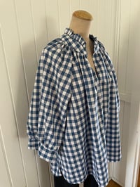 Image 3 of The Bea Top - Blue Check