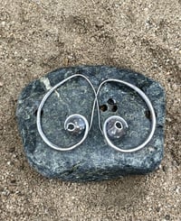 Image 2 of Silver Barnacle earrings