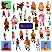 Mike Tyson's Punch-Out!! Sticker/Magnet Sets