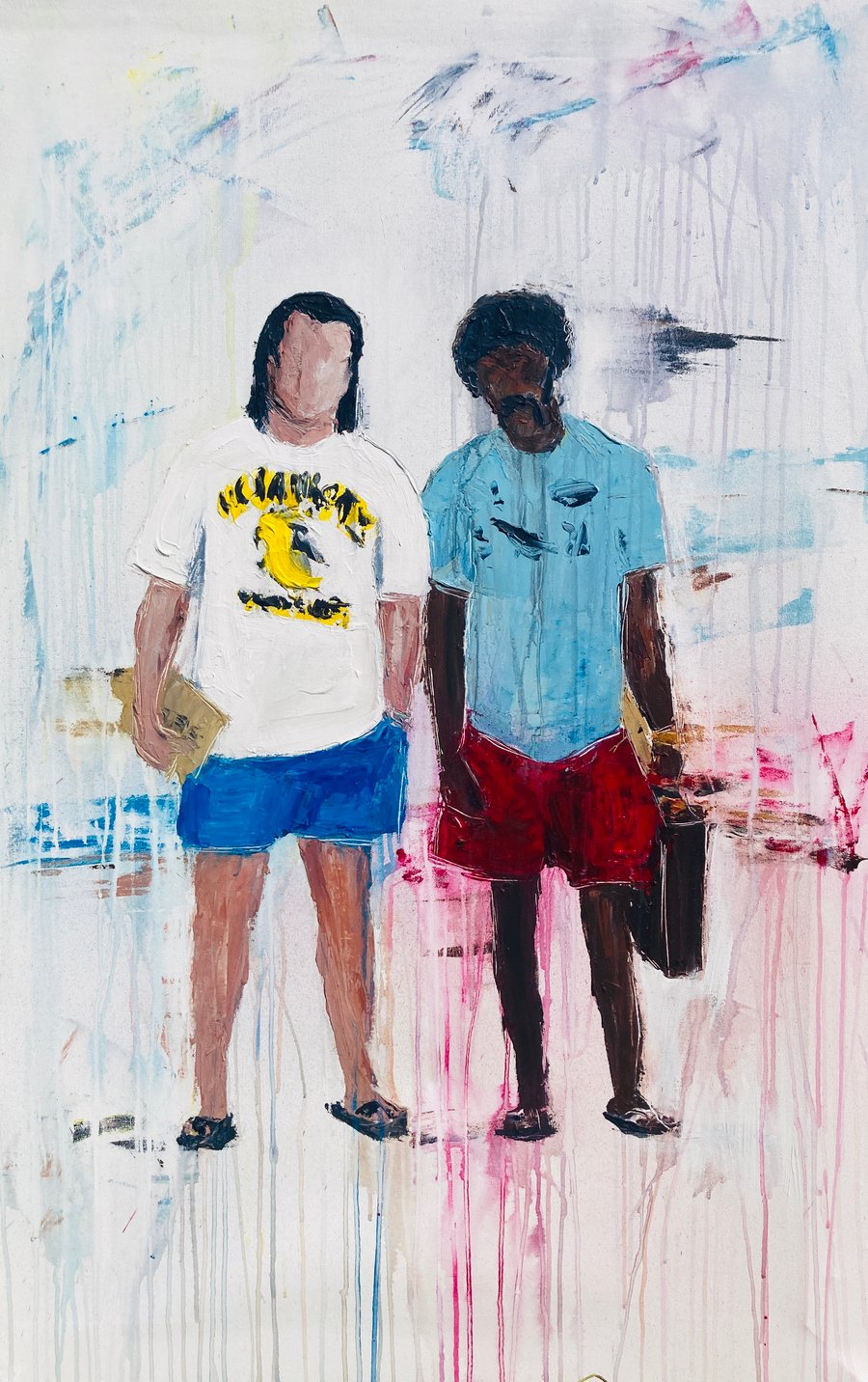 Image of Jules and Vincent original painting