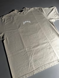 Image 2 of MINIMAL OVERSIZED TEE IN OATMEAL