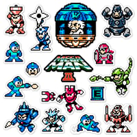 Image 1 of Mega Man III Sticker/Magnet Sets