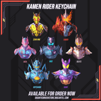 Image 1 of Reiwa Kamen Rider - Acrylic Keychain