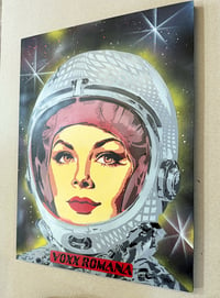 Image 4 of “Postcard from Mars” - 18x24 inch - Painting on Wood Panel V2