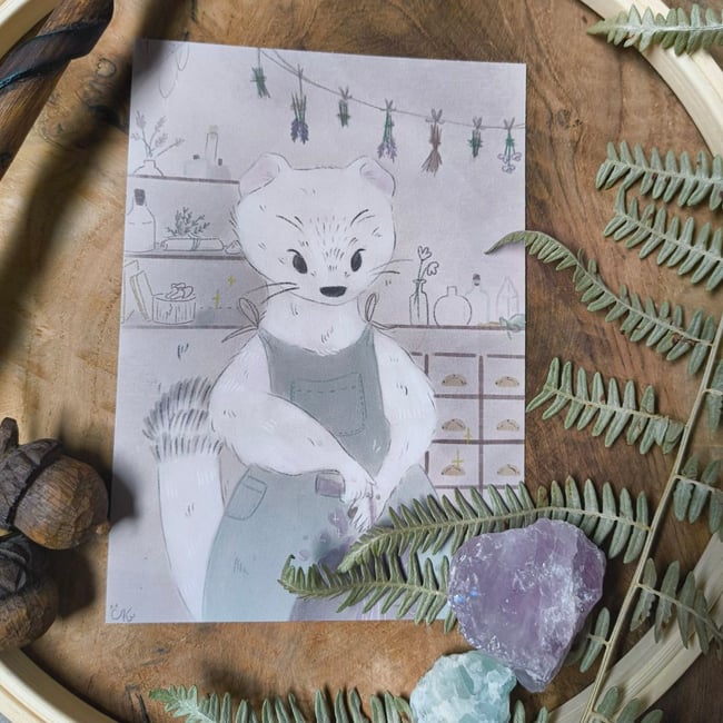 Carte d'Isis l'hermine 