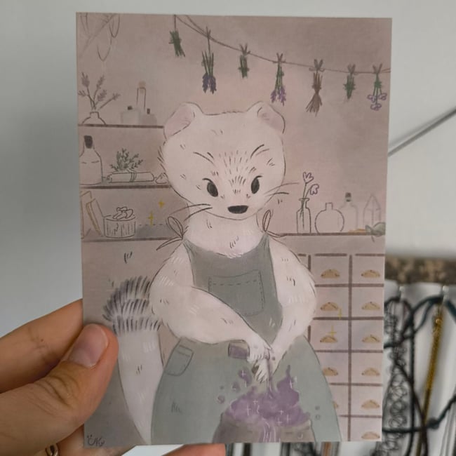 Carte d'Isis l'hermine 