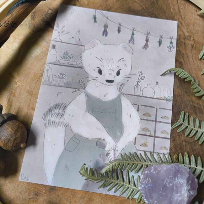 Carte d'Isis l'hermine 