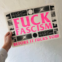 Fuck Fascism a3 riso print