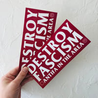 Image 1 of Big anti-fascist stickers