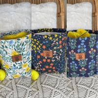 Image 1 of Sac à projet Berlioz Small "champ blanc", "champ bleu" et "plantes bleu"
