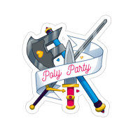 Image 1 of Sticker "Poly party"