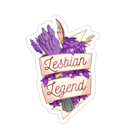 Image 1 of Sticker "Lesbian Legend"