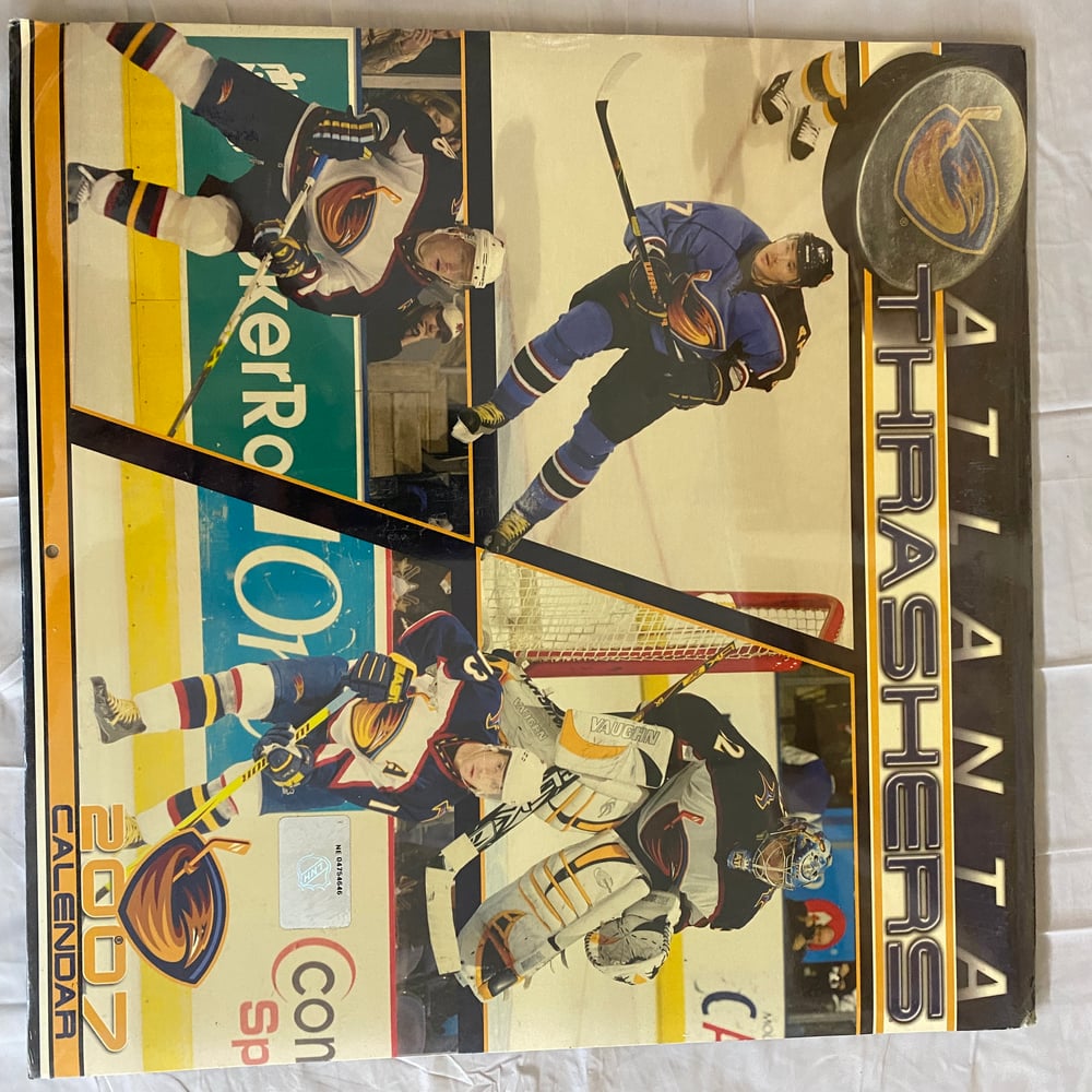 Image of Atlanta Thrashers NHL New Sealed 2007 16 Month Calendar