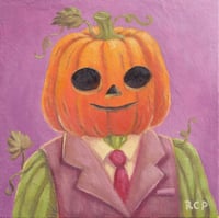 "Pumpkin Man" Original Painting