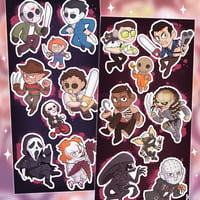 Image 1 of Slasher Sticker Sheets