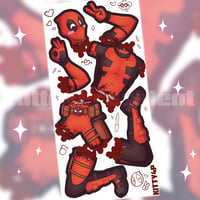 Image 1 of Deadpool Sticker Sheet