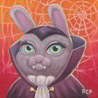 "Vampire Rabbit" Original Painting