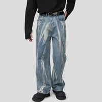 Image 3 of Men's Tie-Dye Baggy Jeans