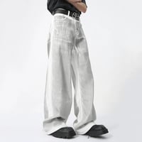 Image 2 of Men's Hand-Painted High Street Jeans