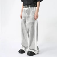 Image 4 of Men's Hand-Painted High Street Jeans