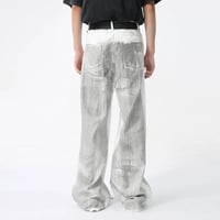 Image 5 of Men's Hand-Painted High Street Jeans