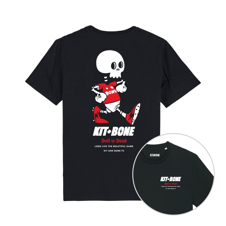 Image of Bony Mascot Tee Red White