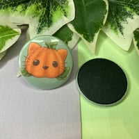 Image 1 of Cute Pumpkin Cat Fridge Magnet