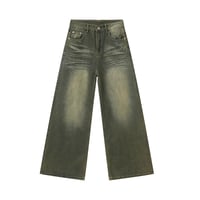 Image 7 of Men's American Style Loose Wide Leg Denim Pants