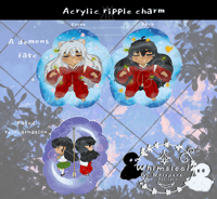 Preorder| Fated reincarnation and demons fate ripple acrylic charm