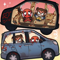 Deadpool x Wolverine Shaker Charm