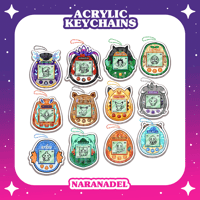 [PREORDER] PokeGotchi Acrylic Keychains
