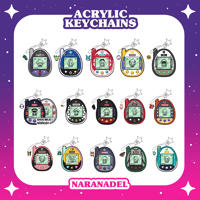 [PREORDER] Trainergotchi Acrylic Keychains v1